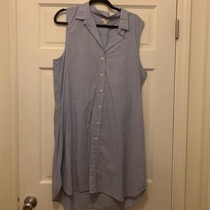 J.Crew button shown shift cover up